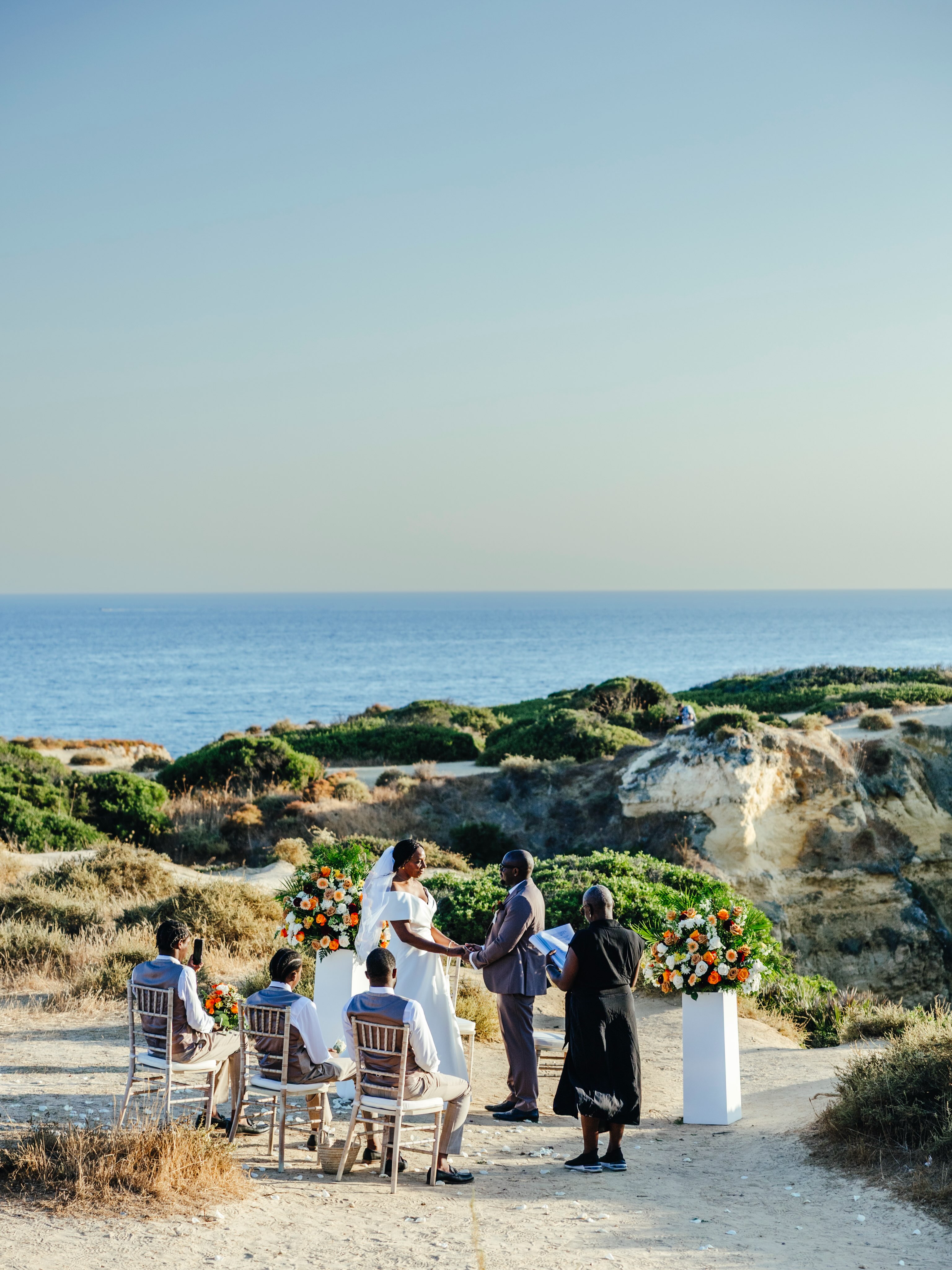 cliff top ceremony